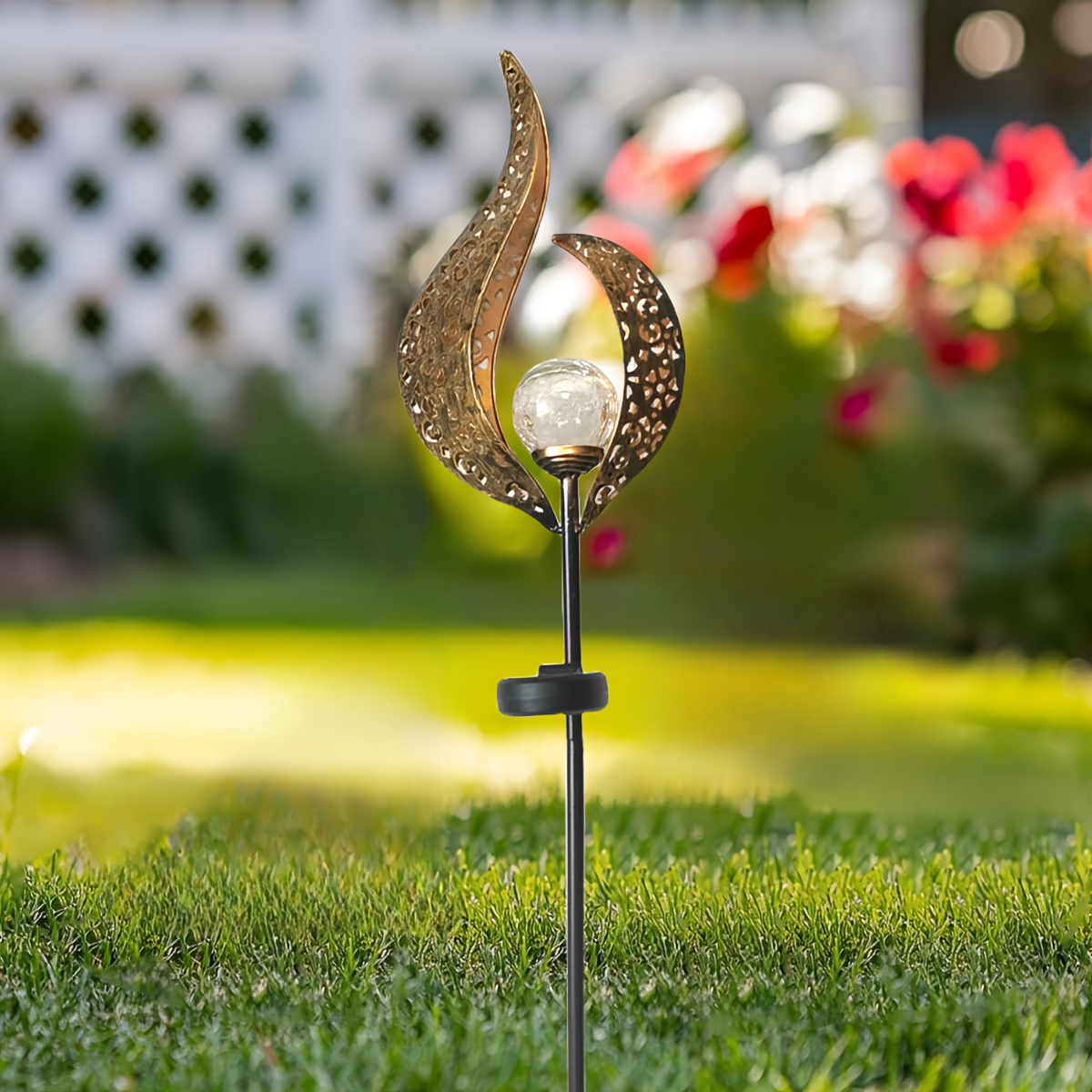 Outdoor Garden Solar Statue Li - Solar Ground Light Driveway review and price