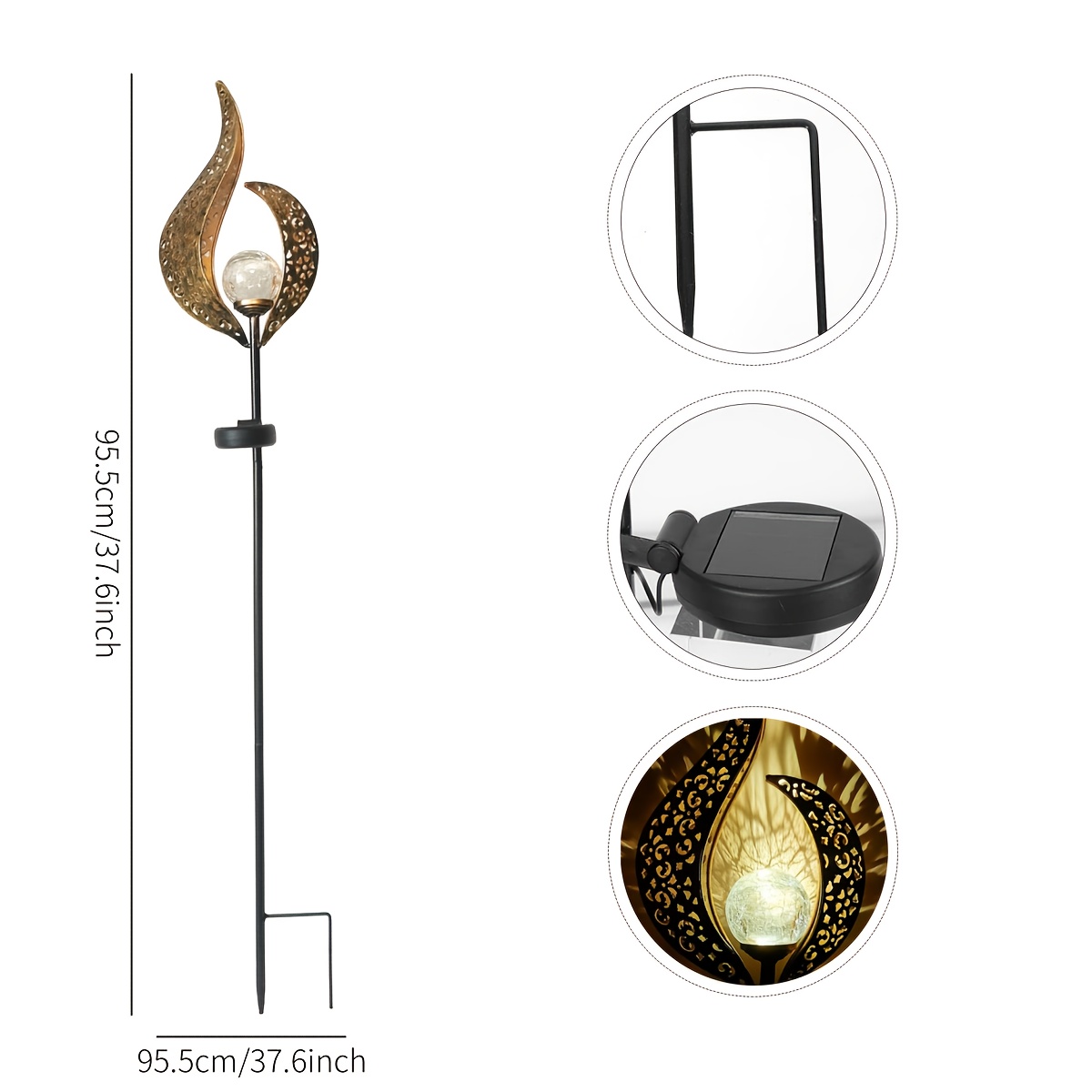 Outdoor Garden Solar Statue Li - Solar Ground Light Driveway review and price
