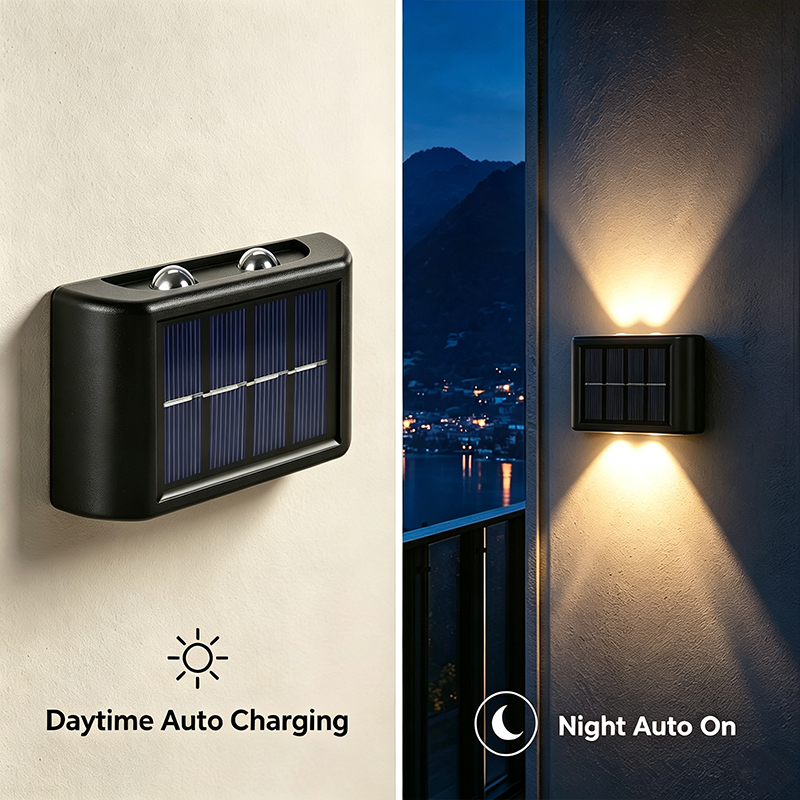 Solar Wall Light Outdoor Water - Solar Wall Light Fence Lamp review and price