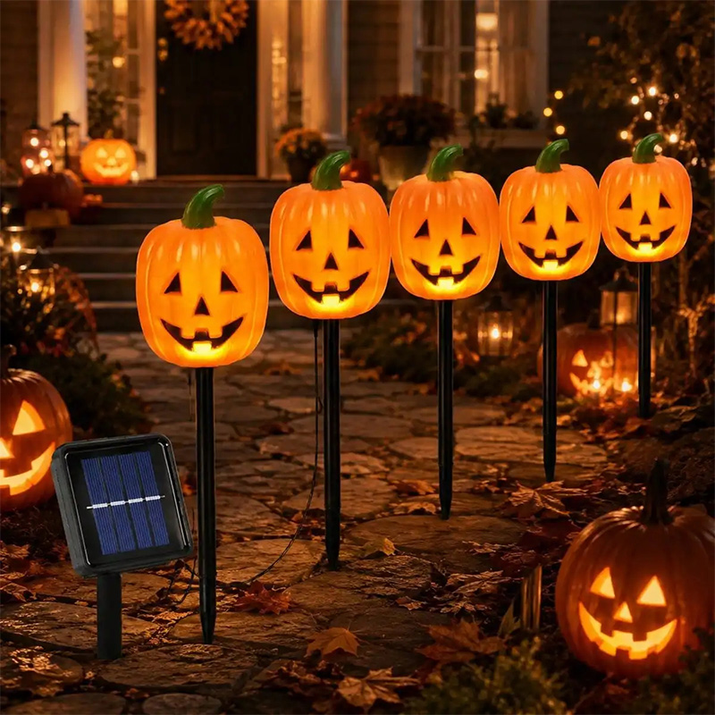 5pcs/set  Halloween Solar Stak - Solar Ground Light Driveway review and price