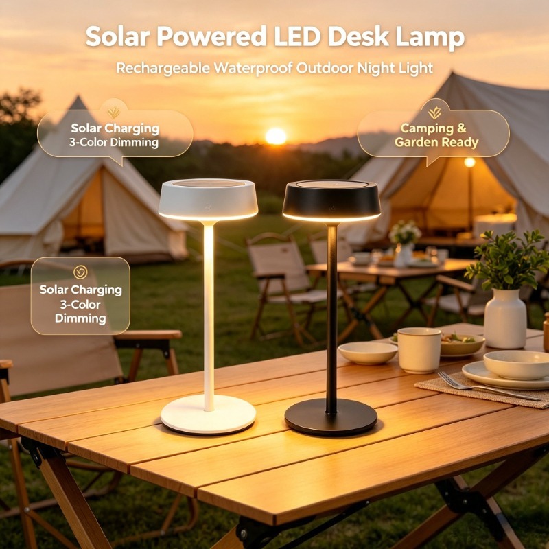 Wireless Solar Table Lamp Touc - Solar Lantern Camping Collapsible review and price