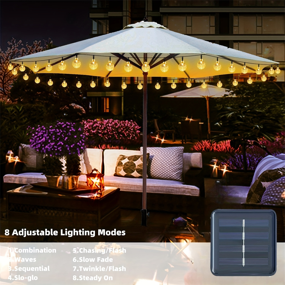 Solar String Lights 14.76ft 30 - Solar String Lights Outdoor 20M review and price