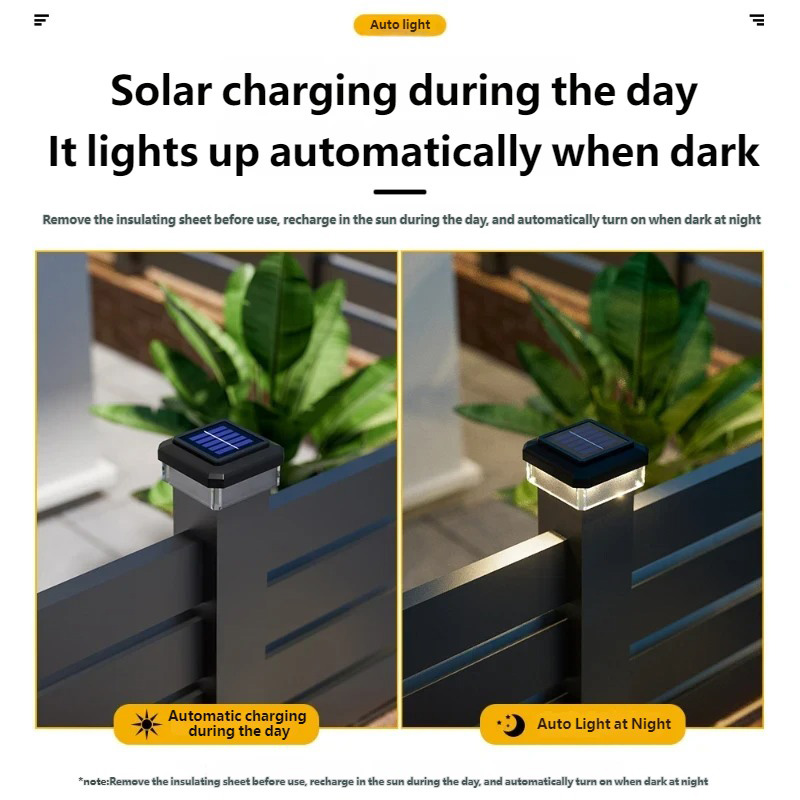 5 Sizes Available Ip65 Waterpr - Solar Post Cap Light 4X4 review and price