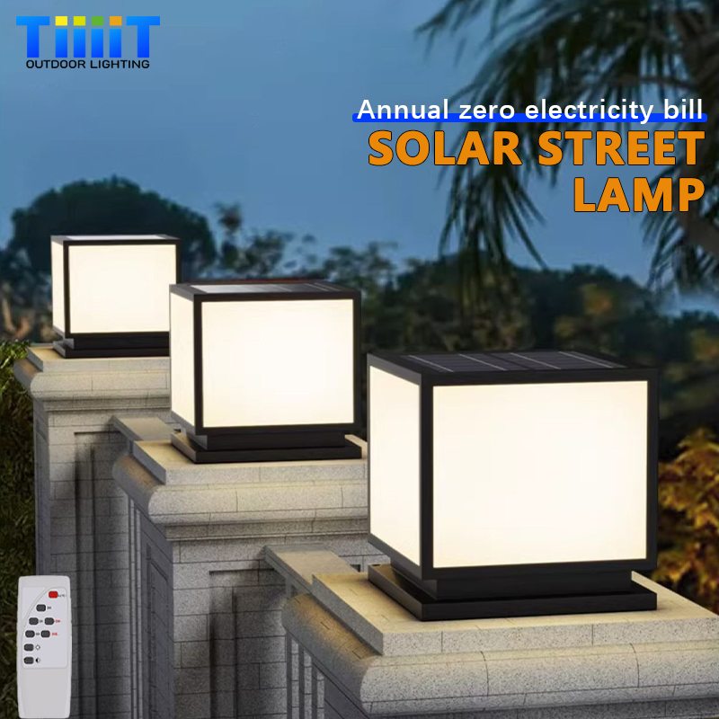 Outdoor LED Solar Column Light - Solar Post Cap Light 4X4 review and price