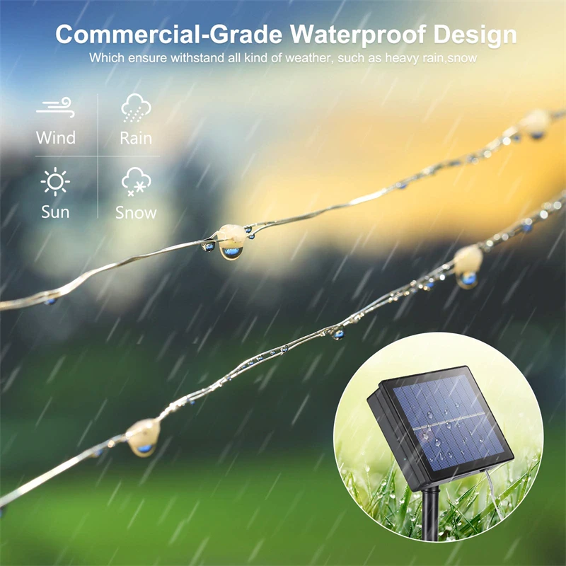 7M 12M 17M 22M LED Solar Fairy - Solar String Lights Outdoor 20M review and price
