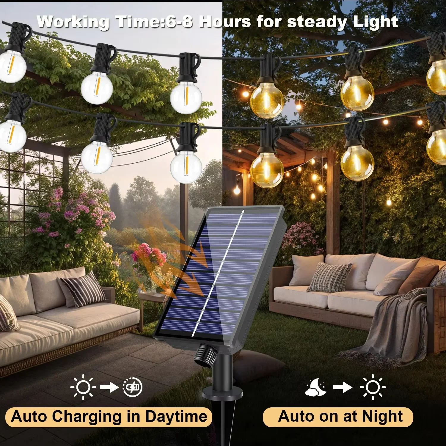 Shatterproof Solar Garland Lam - Solar String Lights Outdoor 20M review and price