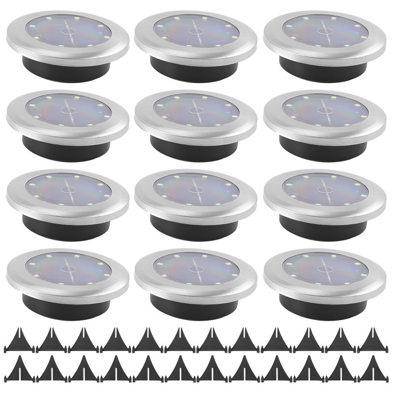 DT19 Solar Ground Lights, 12 P - Solar Pathway Lights 8 Pack review and price